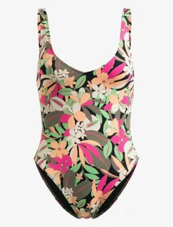 Roxy PT BEACH CLASSICS ONE PIECE - Baddräkter ANTHRACITE PALM SONG S Outlet