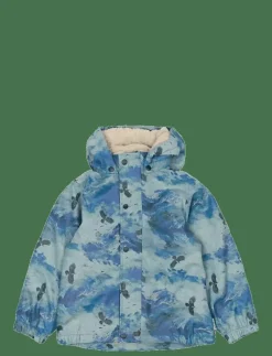 mikk-line PU AOP Rain Set Teddy Rec w. Susp104 - Regnställ BLUE NIGHTS Best