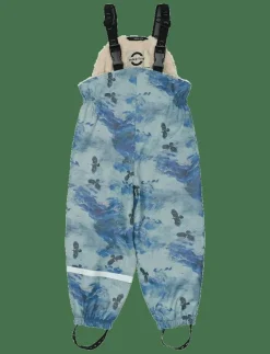 mikk-line PU AOP Rain Set Teddy Rec w. Susp104 - Regnställ BLUE NIGHTS Best