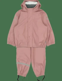 mikk-line PU Rain no Susp. - Regnställ BURLWOOD Clearance