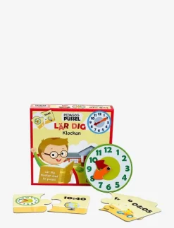 Barbo Toys Pussel Pedagog - Lära sig klockan (SE) - Pedagogiskt pussel MULTIPLE COLOR Clearance