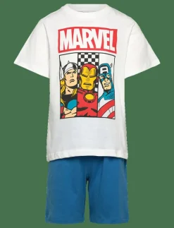 Marvel PYJAMA - Set med kortärmad t-shirt WHITE Discount