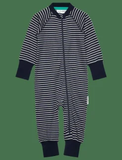 Geggamoja Pyjamas Two Way Zip - One-sie NAVY Best