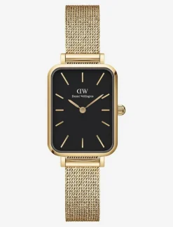 Daniel Wellington Quadro 20X26 Pressed Ever G Black - Analog klocka GOLD Clearance