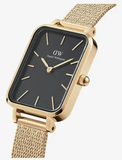 Daniel Wellington Quadro 20X26 Pressed Ever G Black - Analog klocka GOLD Clearance