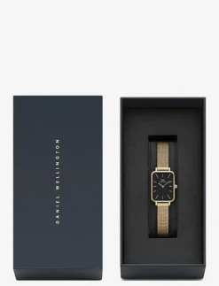 Daniel Wellington Quadro 20X26 Pressed Ever G Black - Analog klocka GOLD Clearance