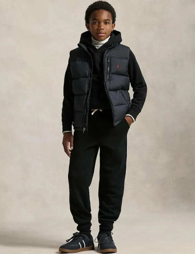 Ralph Lauren Kids Quilted Down Vest - Väst POLO BLACK Best