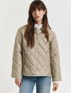 QUILTED JACKET WITH COLLAR - Quiltade jackor|GANT Discount