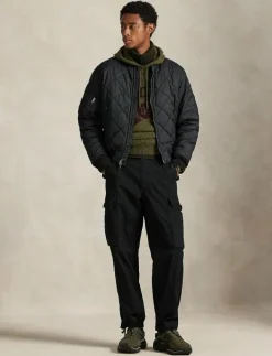 Polo Ralph Lauren Quilted Jacquard Bomber Jacket - Quiltade jackor POLO BLACK Online