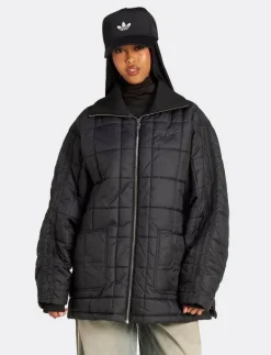 adidas Originals QUILTED JKT - Dunjackor BLACK