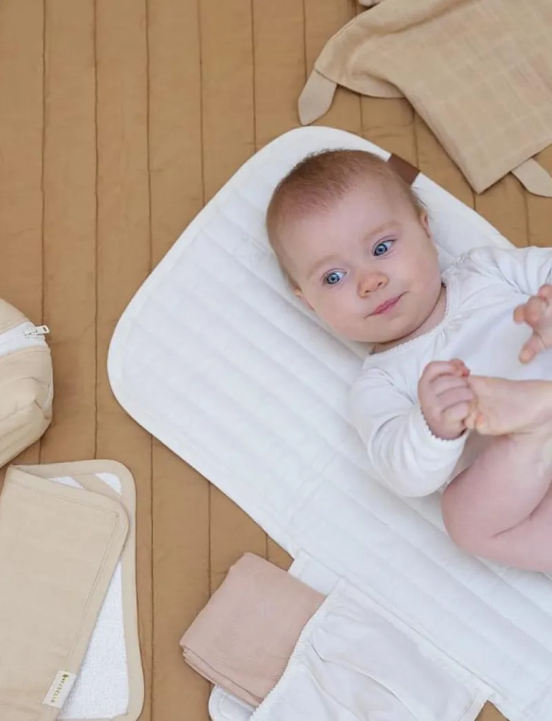 Fabelab Quilted Toiletry Bag - - Necessär WHEAT Clearance