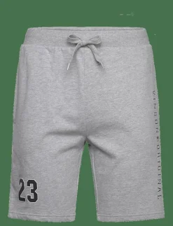 VINSON Ragnar cot pe sw VIN M Shorts - Shorts GREYMELANGE Sale
