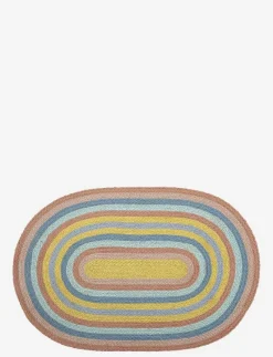Ralia Rug, Yellow, Jute - Asymmetriska mattor|Bloomingville Online