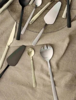 Aida RAW cutlery - 2 pcs saladset giftbox - Salladsbestick MATTE STEEL Sale