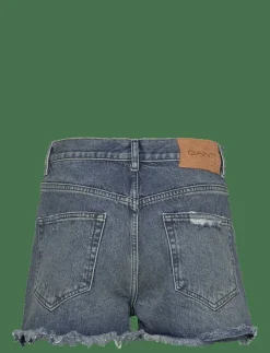 GANT RAW HEM JEANS SHORTS - Jeansshorts SEMI LIGHT BLUE WORN IN Hot