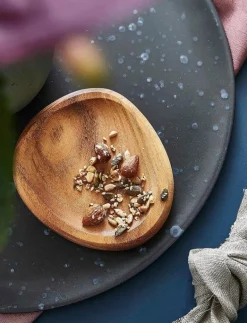 Aida RAW - round dish 34 cm 1 pcs - Mattallrikar NORDIC BLACK Hot