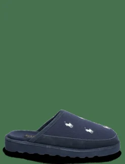 Reade Suede-Trim Polo Pony Scuff Slipper - Inneskor|Polo Ralph Lauren Online