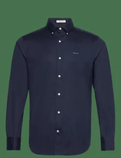 GANT REG PINPOINT OXFORD SHIRT - Oxford-skjortor MARINE New