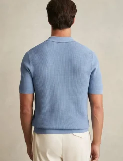 Reiss REGIS - Kortärmade pikéer BLUE New