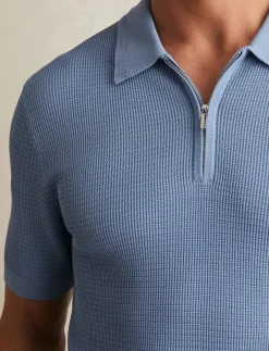 Reiss REGIS - Kortärmade pikéer BLUE New