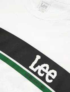 Lee Jeans REGULAR LOGO TEE - Kortärmad t-shirt OFF WHITE Discount