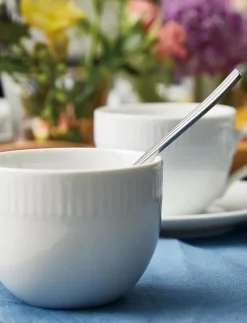 Aida Relief - kaffekop m underkop porcelæn 4 stk 20 cl gaveæske - Kaffekoppar WHITE Sale