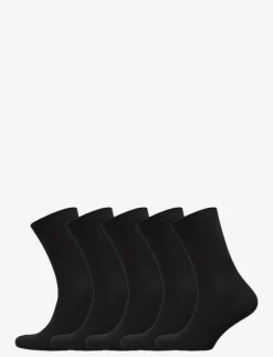 Resteröds , bamboo 5-pack. - Vanliga strumpor BLACK
