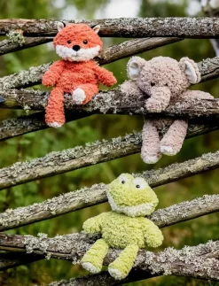 Teddykompaniet Retro Pals, räv - Mjukisdjur ORANGE Clearance