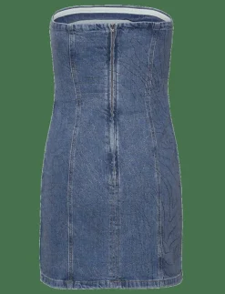 RHINESTONE DENIM DRESS - Korta klänningar|ROTATE Birger Christensen Discount