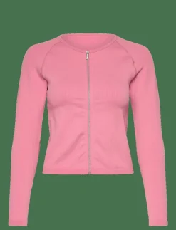 aim´n Ribbed Seamless Zip Jacket - Sportjackor DESERT ROSE Best