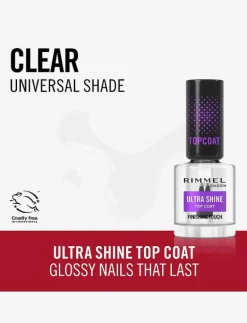 Rimmel Top Coat Top coar ultra shine - Topplack Outlet