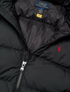 Ralph Lauren Kids Ripstop Down Hooded Jacket - Dunjackor & fodrade jackor POLO BLACK Clearance