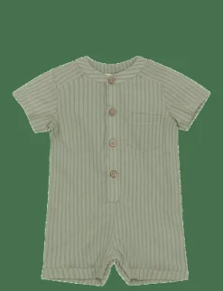 Fixoni Romper SS Woven - Kortärmad bodysuit DESERT SAGE