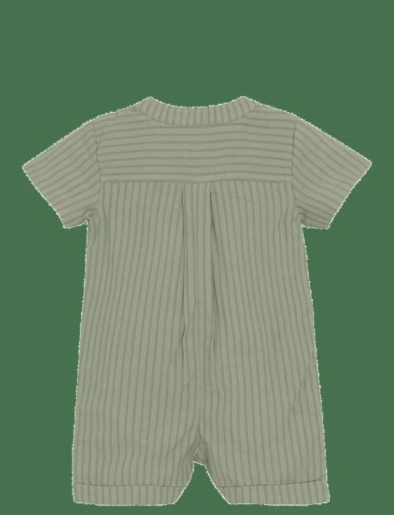 Fixoni Romper SS Woven - Kortärmad bodysuit DESERT SAGE
