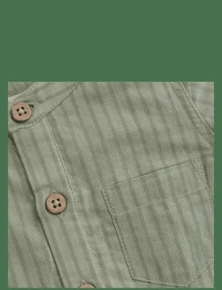 Fixoni Romper SS Woven - Kortärmad bodysuit DESERT SAGE