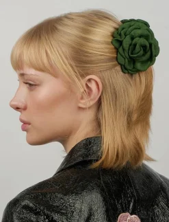 SUI AVA Rosa Hair Claw - Hårklämmor DARK GREEN Hot