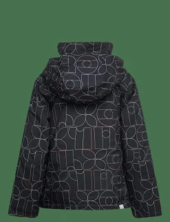 Roxy JETTY GIRL JK - Vinterjacka TRUE BLACK BOBBY LINE Clearance