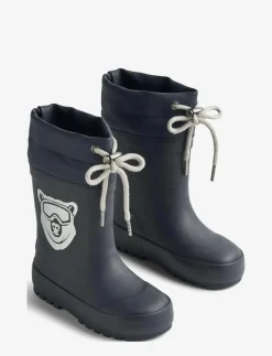 Wheat Rubber Boot Thermo Solid - Höga gummistövlar NAVY BEAR Discount