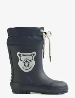 Wheat Rubber Boot Thermo Solid - Höga gummistövlar NAVY BEAR Discount