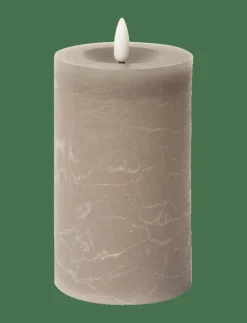 C'est Bon Rustic finish LED pillar candle - Dekoration GREY New