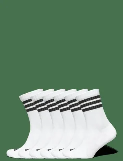 adidas Performance 3S ESS C CRW 6P - Strumpor WHITE/BLACK/BLACK Discount
