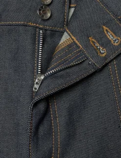 90s Stretch Button Front Jeans - Utsvängda jeans|Filippa K Outlet