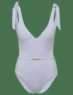 Malina Sally v-neck swimsuit - Baddräkter PASTEL BLUE Sale