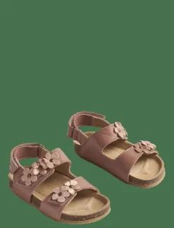 Wheat Sandal Clare Flower - Sandaler OLD ROSE New