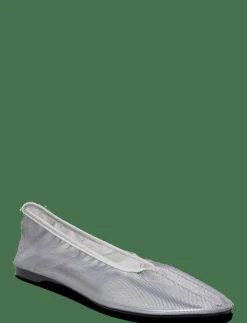 Semi-transparent mesh ballet flats - Ballerinas|Mango Best