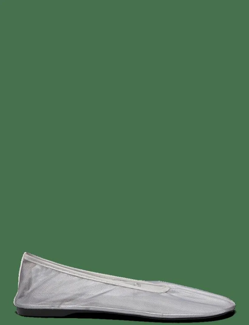 Semi-transparent mesh ballet flats - Ballerinas|Mango Best