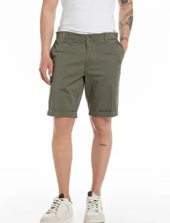 Shorts SLIM - Chinos shorts|Replay Outlet