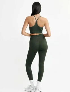 Drop of Mindfulness SIGNATURE SEAMLESS TIGHTS - Seamless tights DARK GREEN Discount