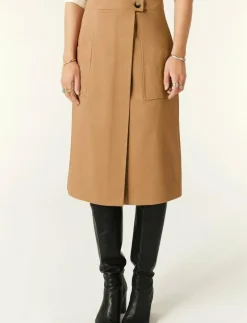 ba&sh SKIRT BASTIEN - Midi kjolar CAMEL Online