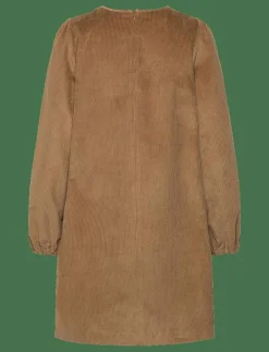 SLFJENNY LS O-NECK CORDUROY DRESS D2 - Korta klänningar|Selected Outlet